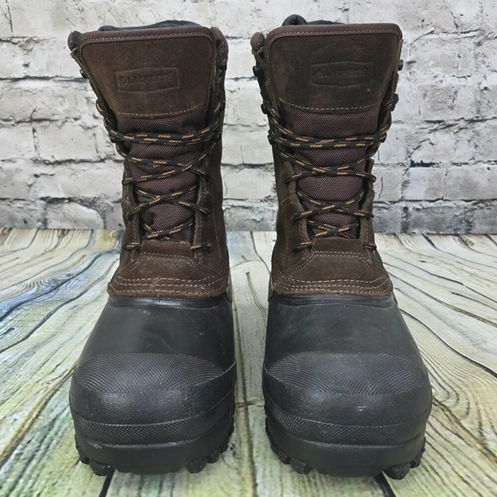 LACROSSE Pine‎ Top Boots 11” Men's Size 8 Brown Leather Suede Mid-Calf Insulated